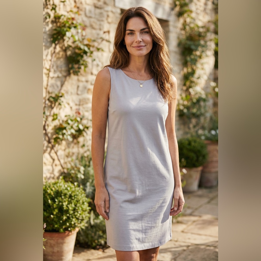 Tommy Bahama Lavender Silk Sheath Dress